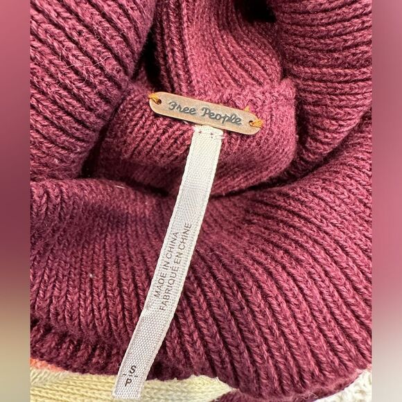 Free people winter break turtleneck color block sweater dress - Picture 4 of 5